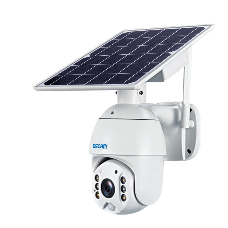 ESCAM QF480 EU Version HD 1080P IP66 Waterproof 4G Solar Panel PT IP Camera with Battery, Support Night Vision / Motion Detection / TF Card / Two Way Audio, with Battery(EU Version) ESCAM QF480 EU Version HD 1080P IP66 Waterproof 4G Solar Panel PT IP Camera with Battery, Support Night Vision / Motion Detection / TF Card / Two Way Audio, with Battery(EU Version)